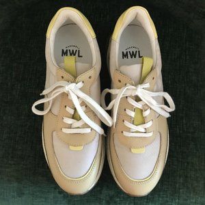 Madewell Kickoff Trainer Sneakers in Lemon, Womens 9